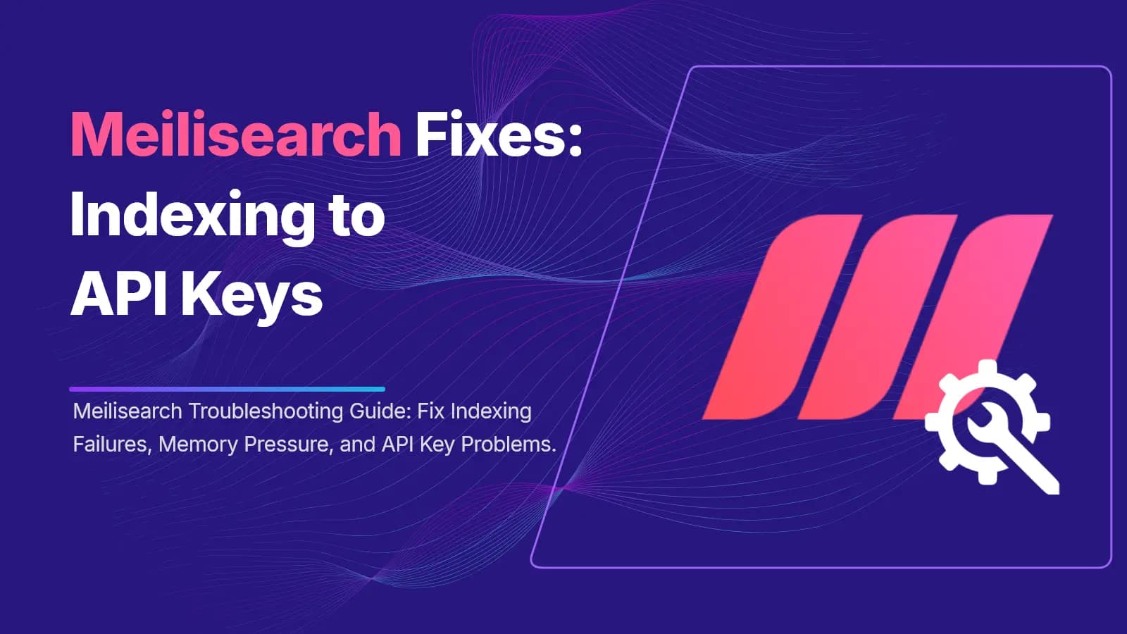 Meilisearch Error Fixes