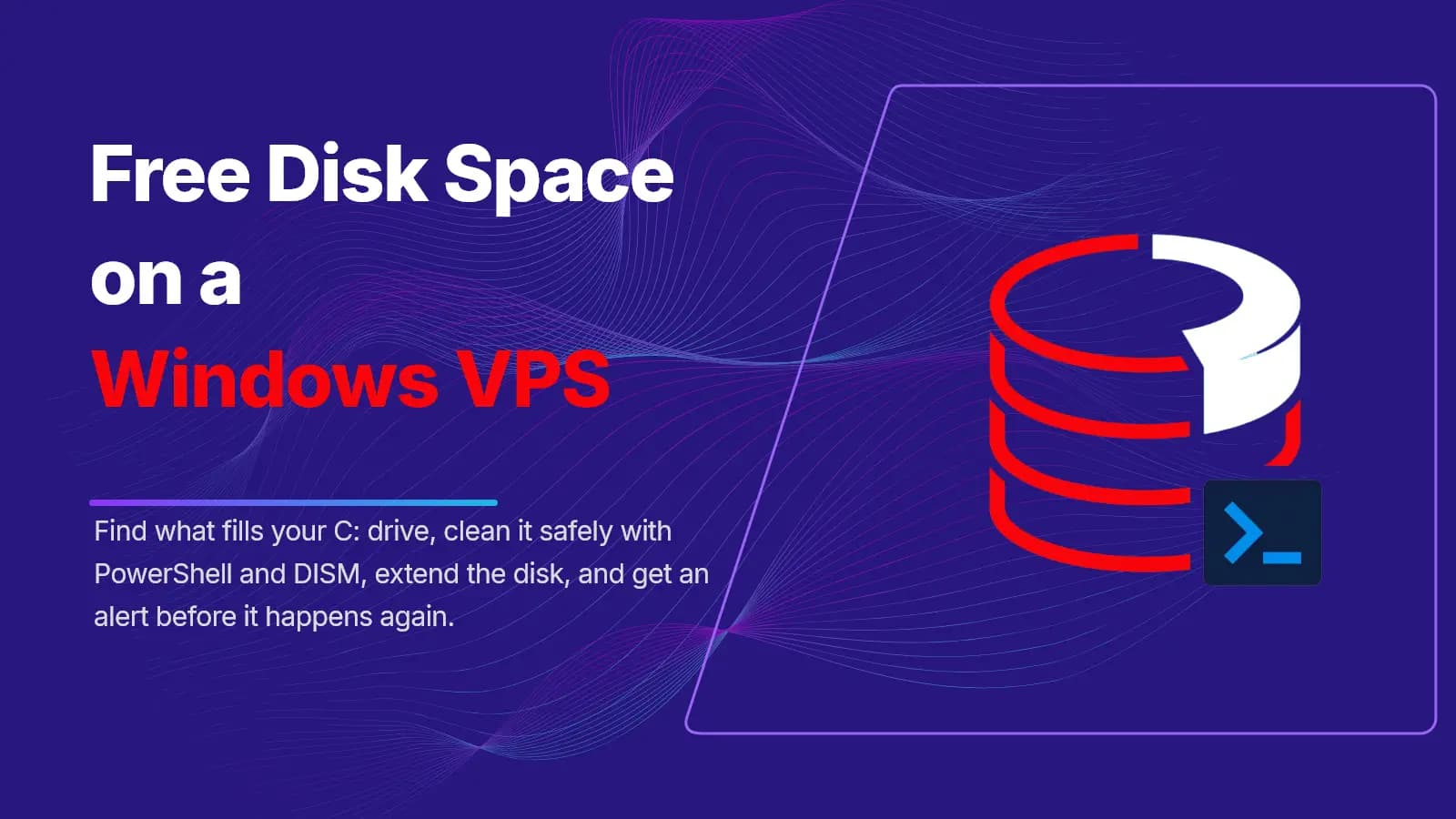 Free Disk Space on a Windows VPS