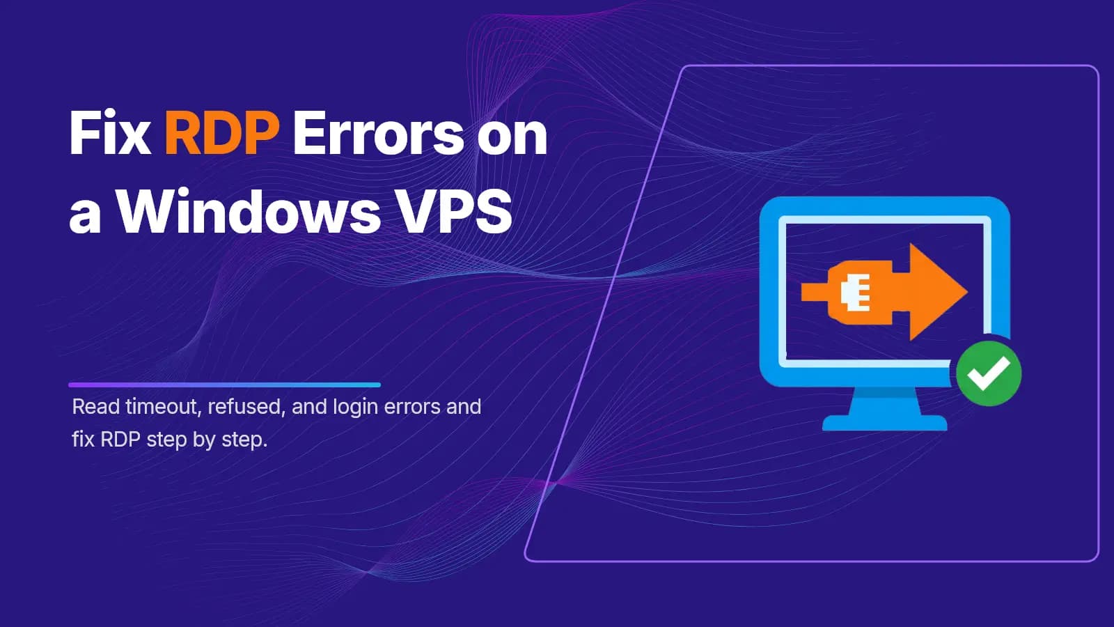 Fix Windows VPS RDP Connection
