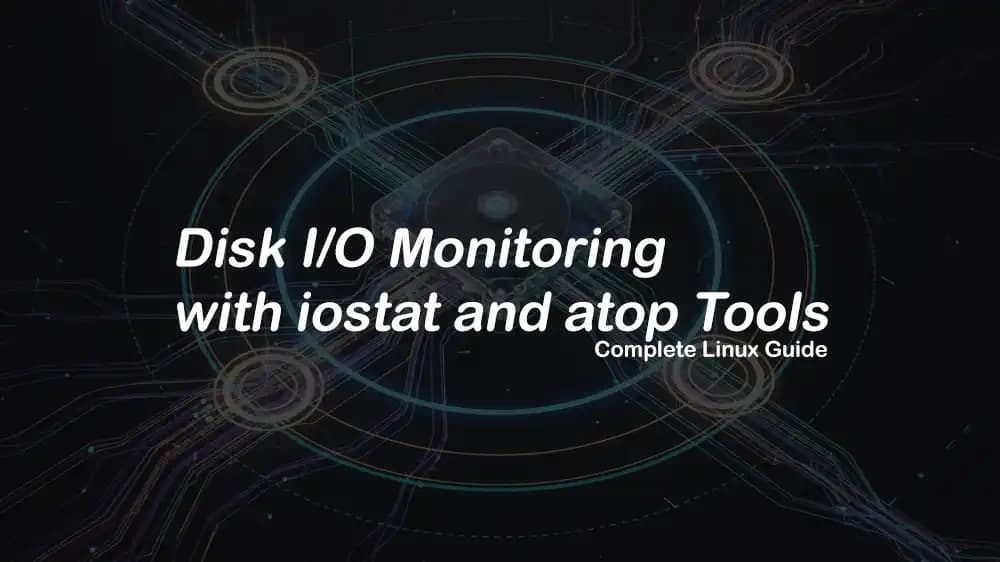Disk I/O monitoring Linux
