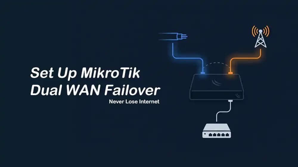 MikroTik dual WAN failover setup