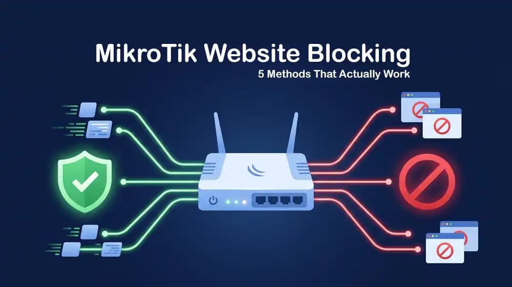 block websites on MikroTik RouterOS