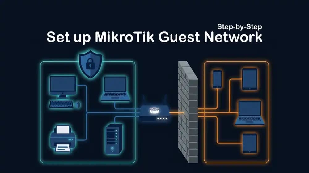 MikroTik guest WiFi setup