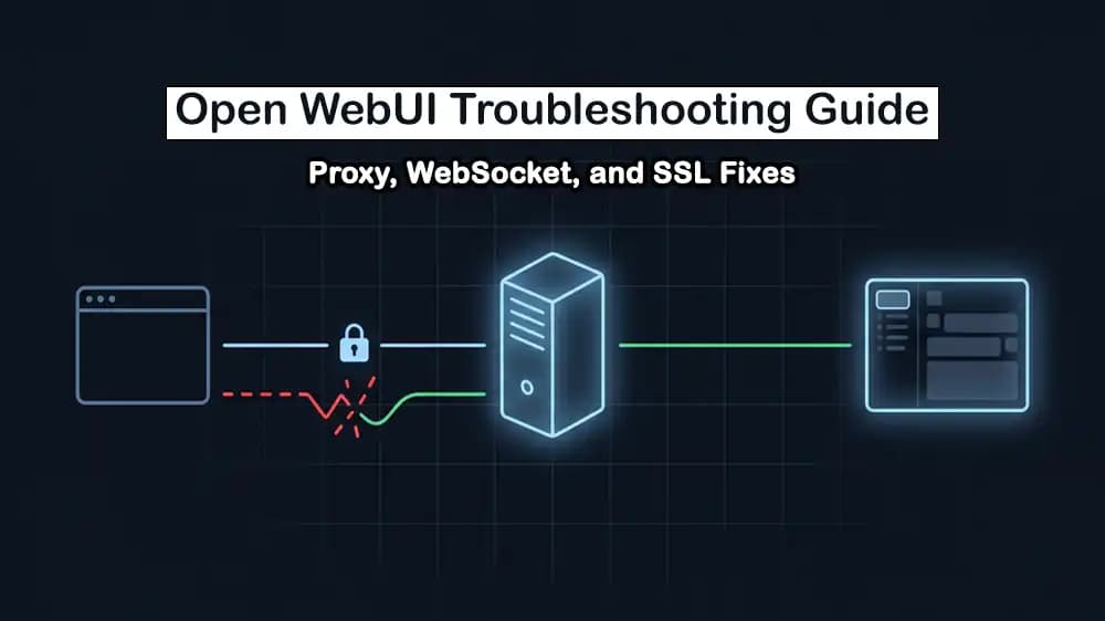 Fix Open WebUI Errors