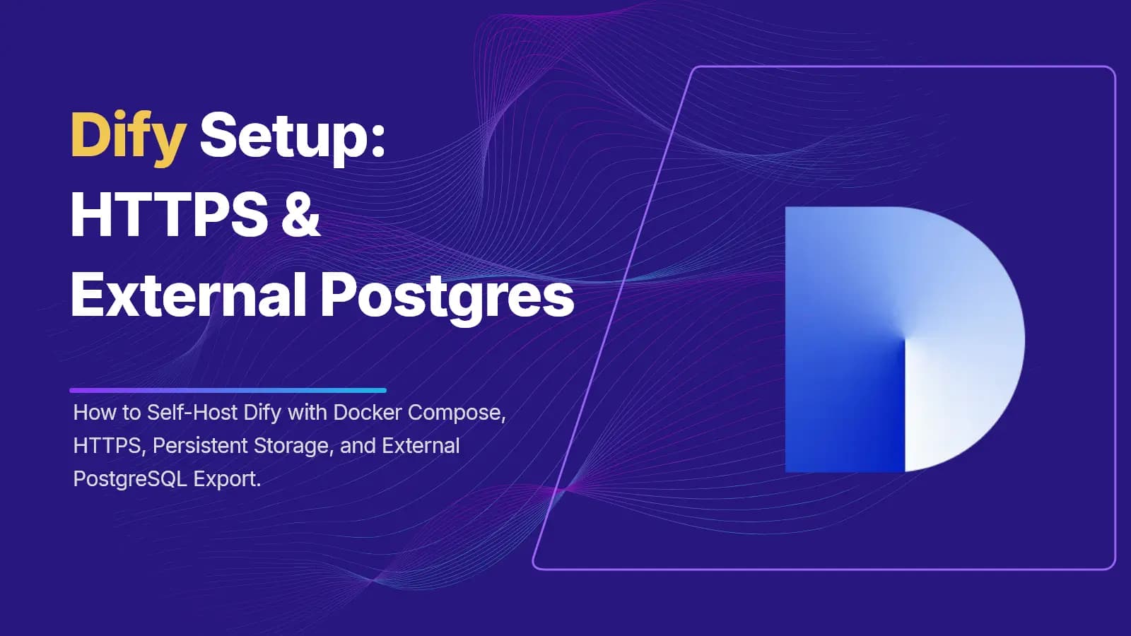 self-host Dify with Docker Compose