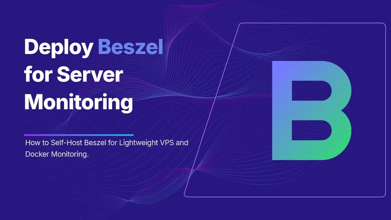 self-host Beszel VPS Docker monitoring