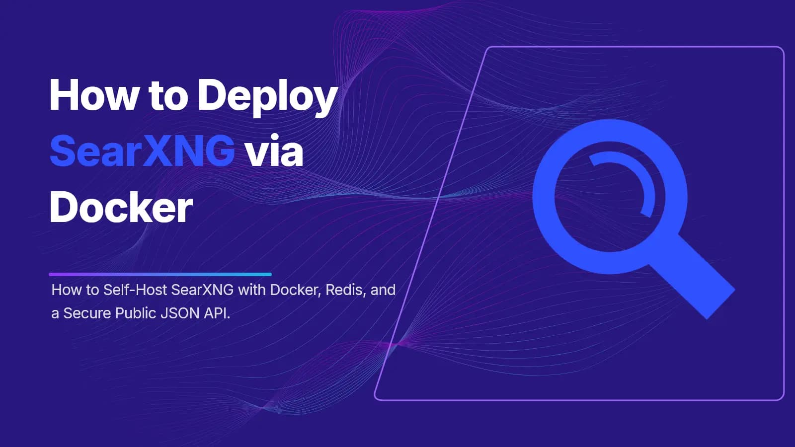 Self-Host SearXNG Docker