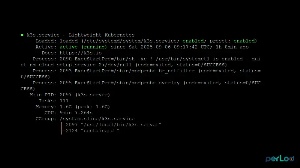 Check K3s Service Status