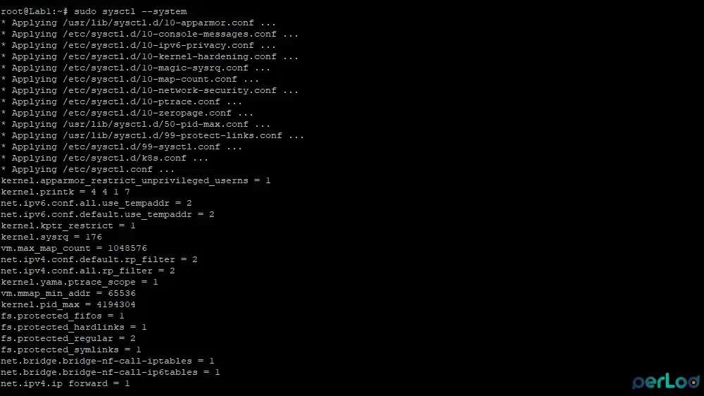 Set K3s Kernel Network Parameters