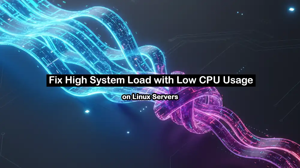 Troubleshoot High Load Low CPU on Linux
