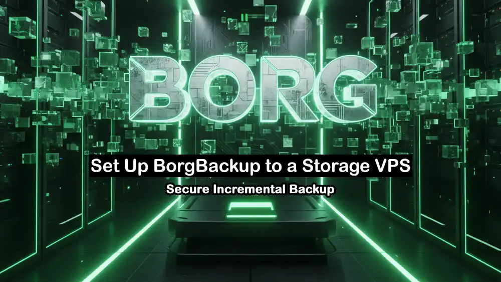 Set Up BorgBackup to a Storage VPS