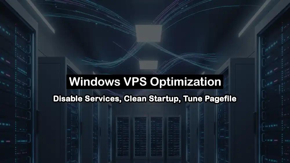 optimize Windows VPS performance