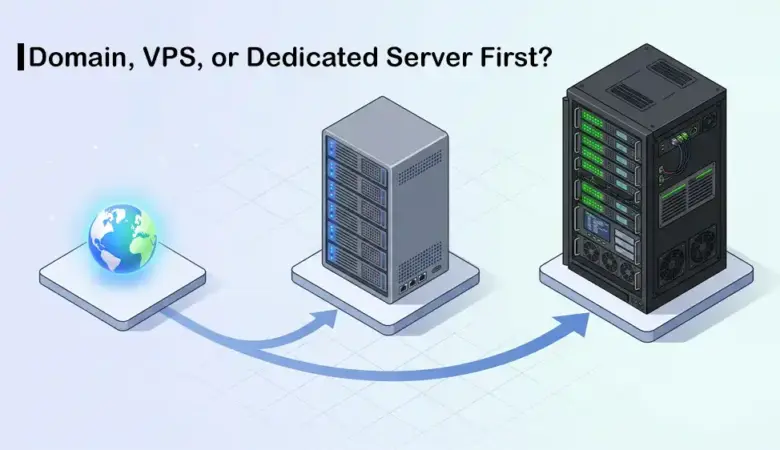 Domain, VPS, or Dedicated Server First? A Practical Launch Order for New SaaS Products