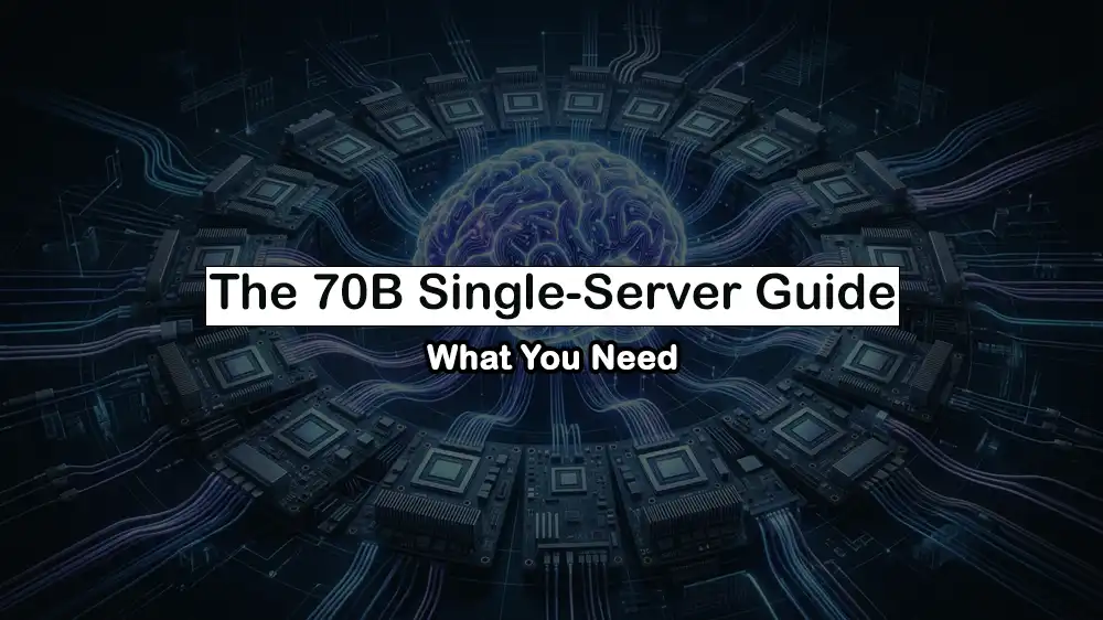 Can you run a 70B model on one server