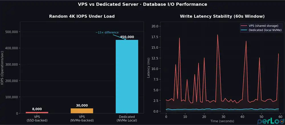 VPS vs Dedicated Server - Database I/O Performance