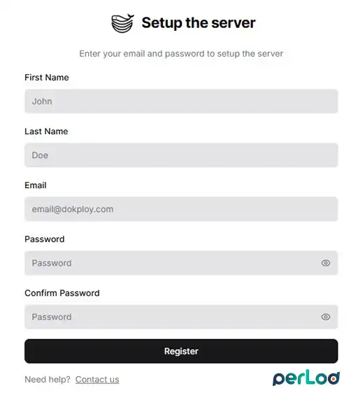 Create Dokploy Admin User