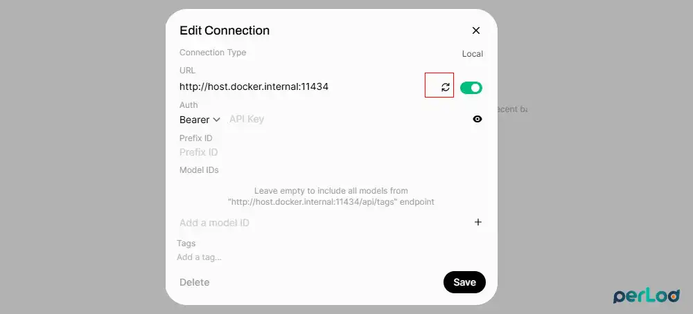 Verify Ollama API connection