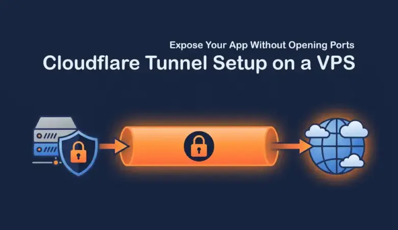 How to Expose a Self-Hosted App Securely with Cloudflare Tunnel on a VPS