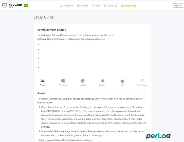 Configure Devices for AdGuard Home