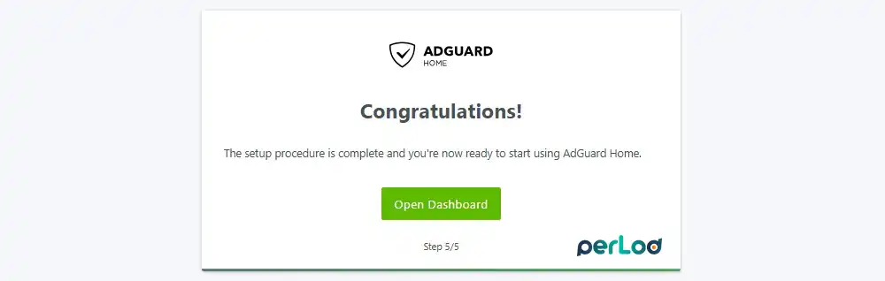 Access AdGuard Home Dashboard