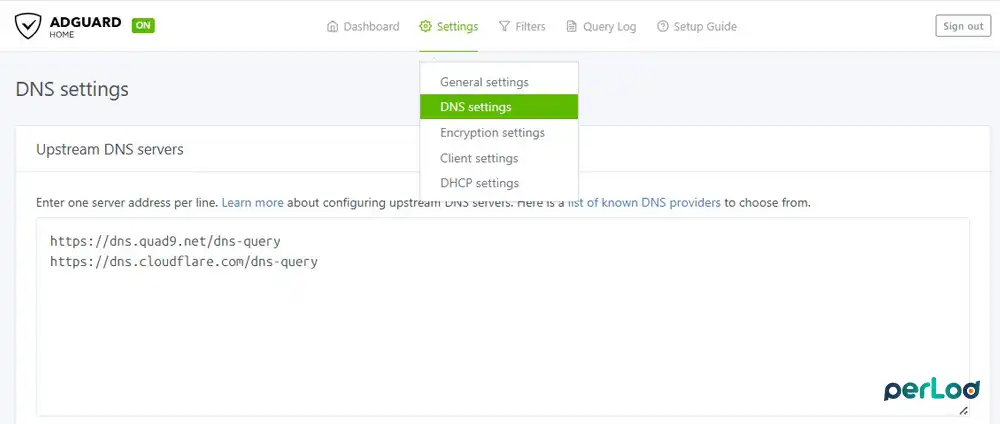 Upstream DNS Resolvers
