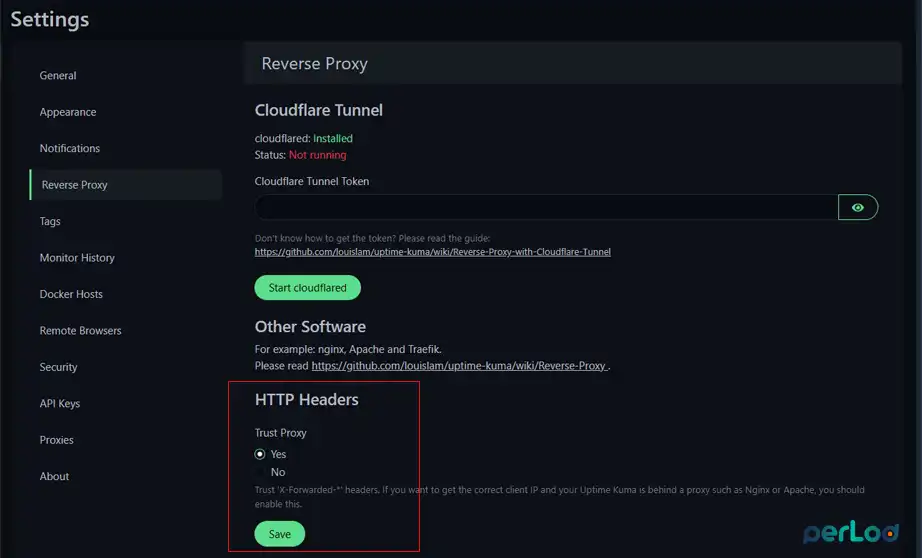 Enable trust proxy