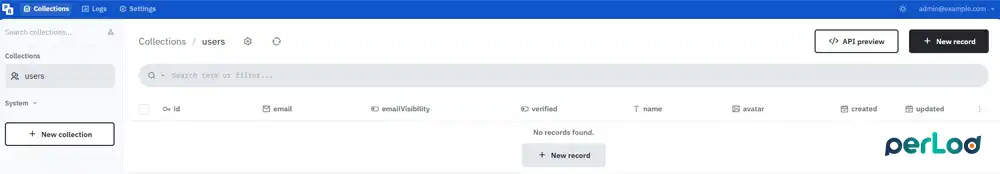PocketBase Admin Dashboard