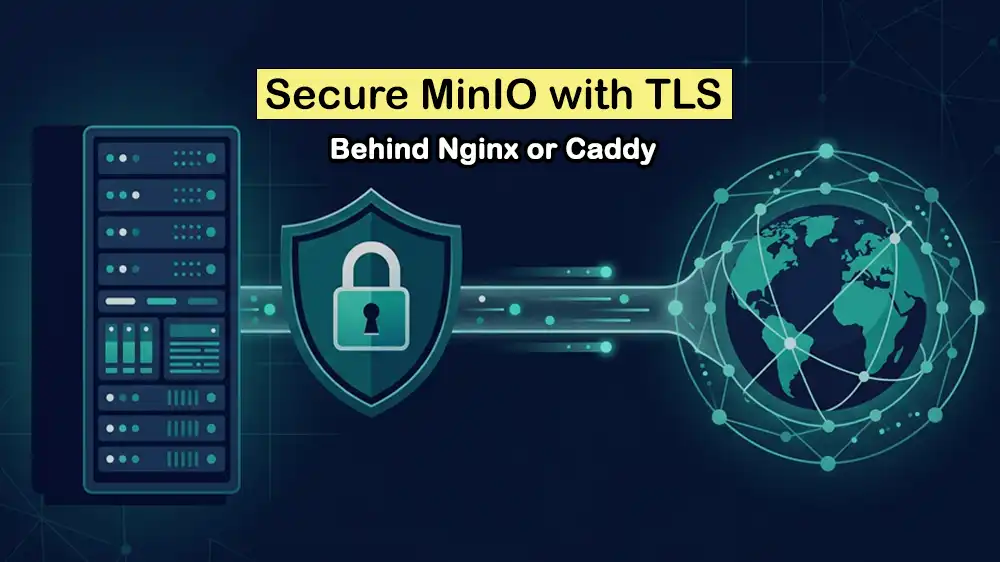 run MinIO behind a HTTPS reverse proxy