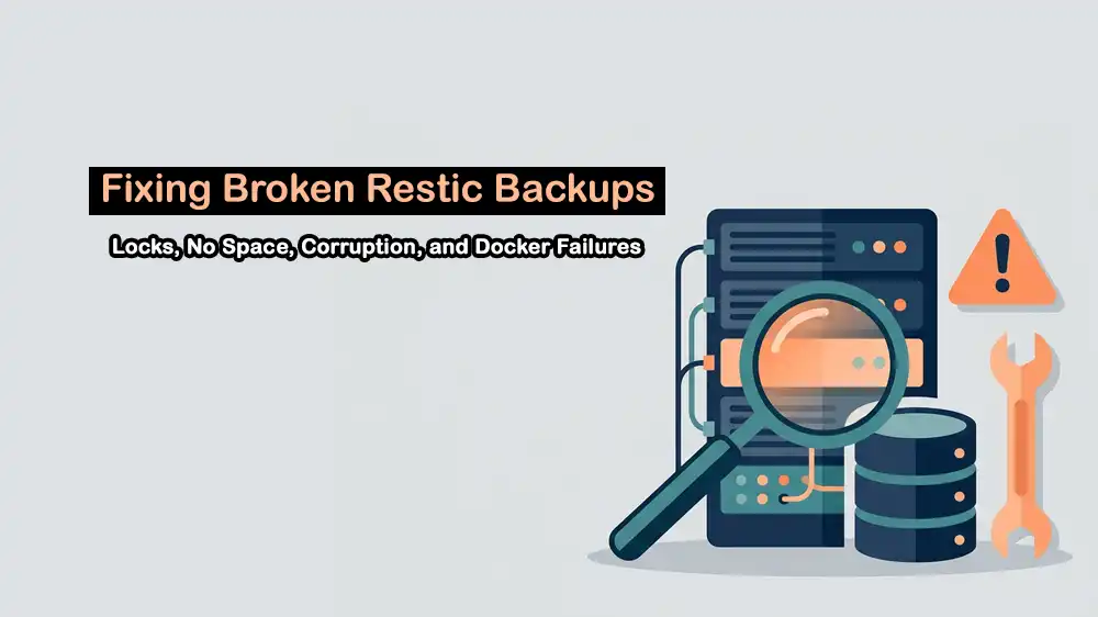 restic troubleshooting guide