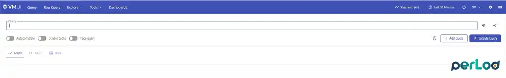 VictoriaMetrics Query page