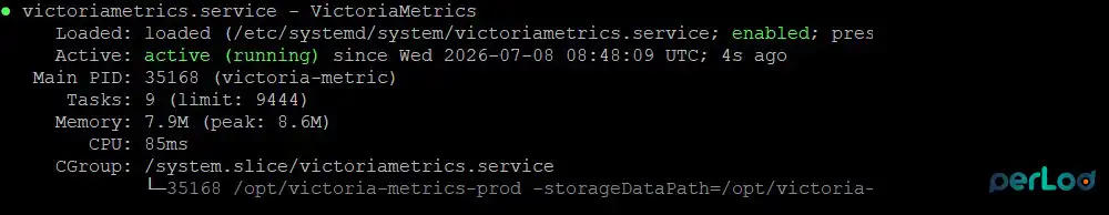 VictoriaMetrics Systemd service