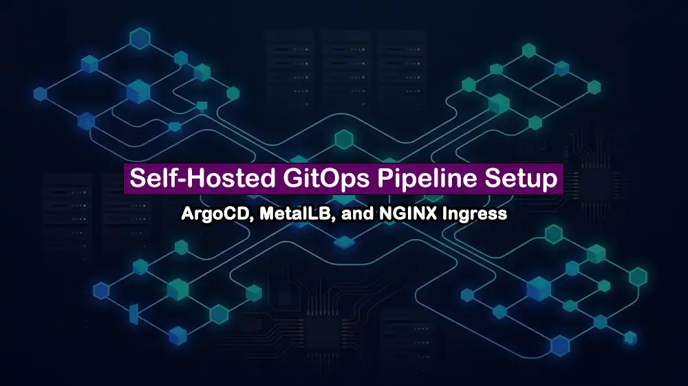 self-hosted GitOps pipeline setup