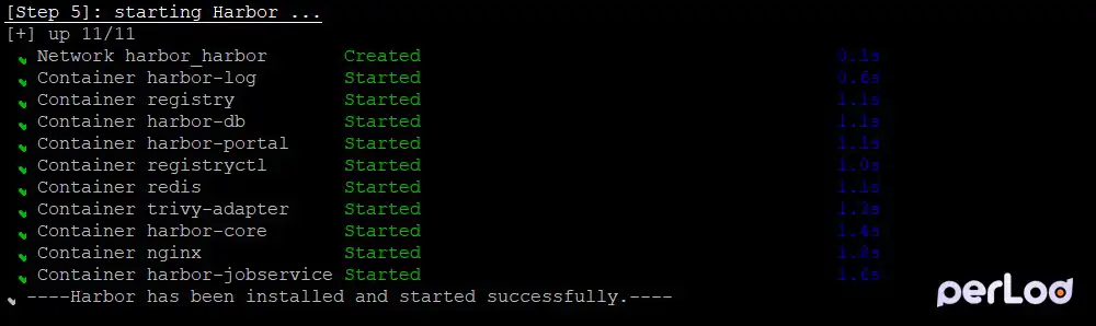 Run the Harbor Installer with Trivy